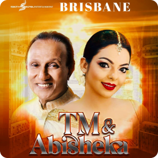 TM and Abisheka event poster